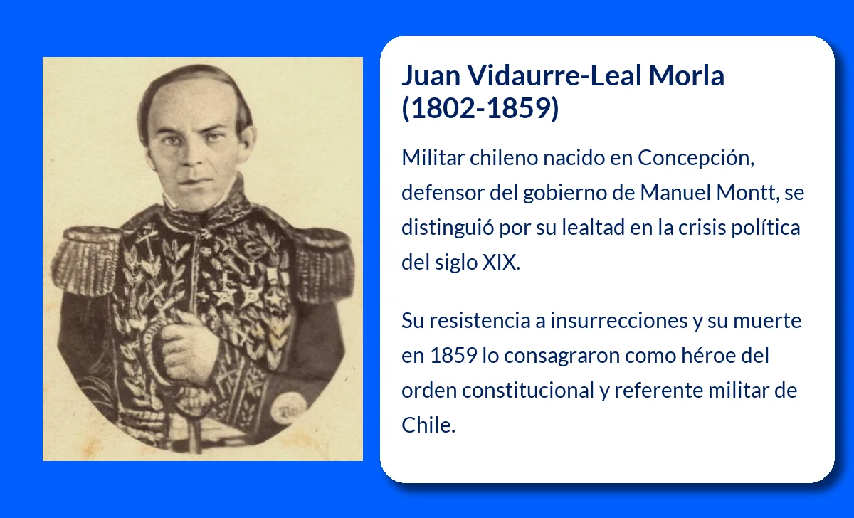 Juan Vidaurre-Leal Morla (1802-1859). El leal defensor del Gobierno de Montt