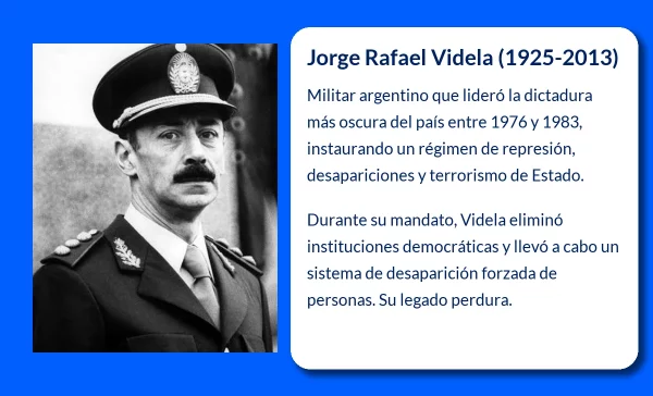 Jorge Rafael Videla (1925-2013). El militar que instauró la dictadura más oscura de Argentina