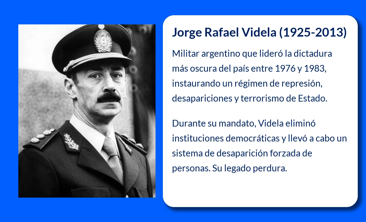 Jorge Rafael Videla (1925-2013). El militar que instauró la dictadura más oscura de Argentina