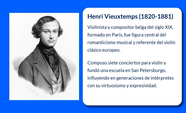 Henri Vieuxtemps (1820-1881). El virtuoso belga que marcó la historia del violín romántico