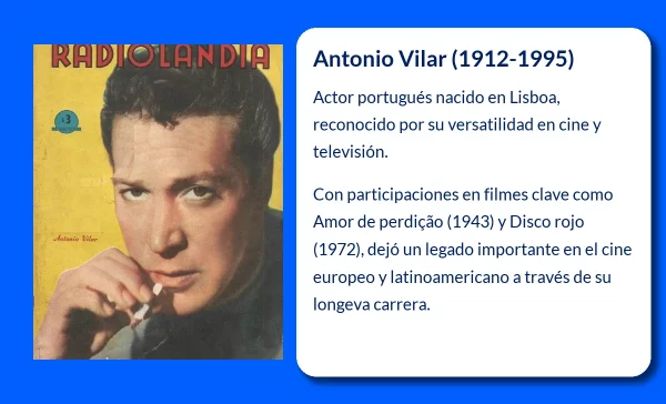 Antonio Vilar (1912-1995): Un actor polifacético de renombre internacional