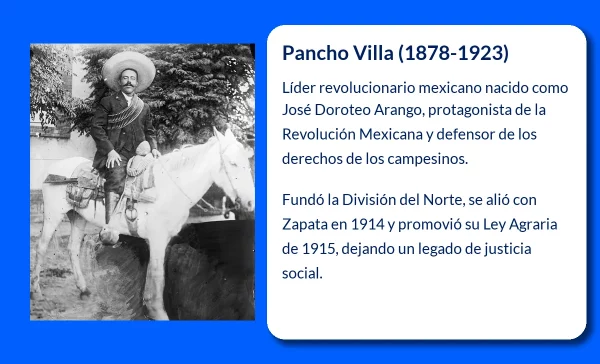 Pancho Villa (1878-1923). El caudillo revolucionario que desafió al poder en México