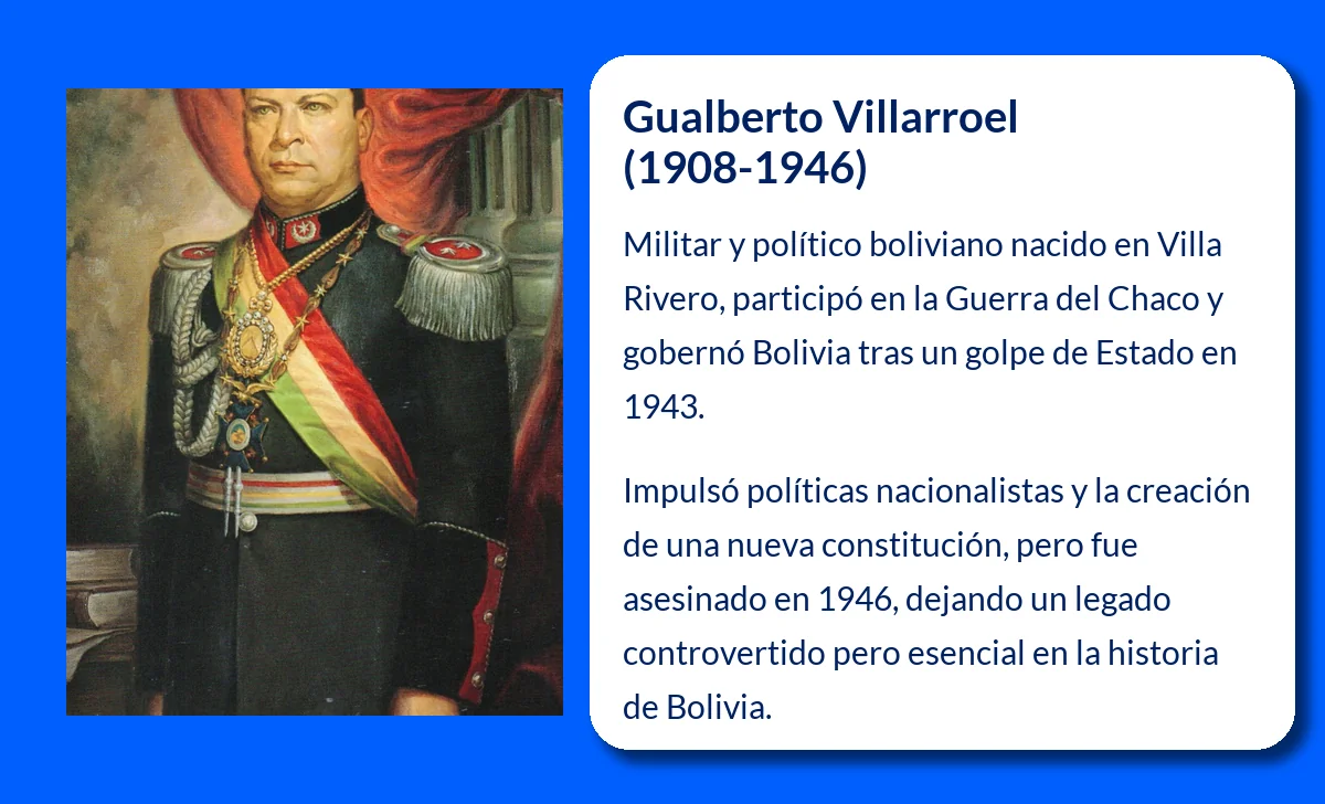 Gualberto Villarroel (1908-1946): El ascenso y caída de un líder boliviano