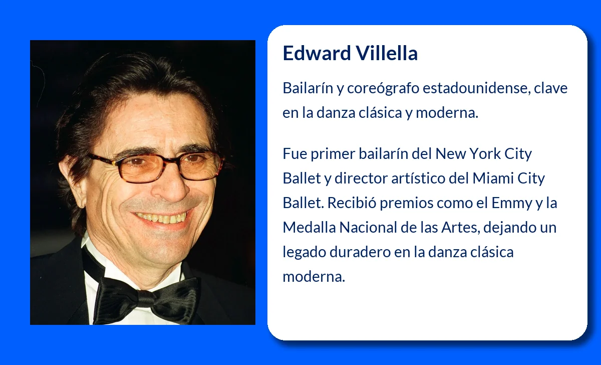 Edward Villella (1936-VVVV): Un icono de la danza clásica estadounidense