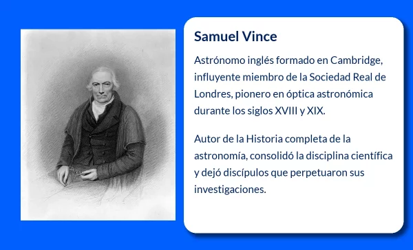 Samuel Vince (¿-1821): El astrónomo inglés que contribuyó al conocimiento del universo