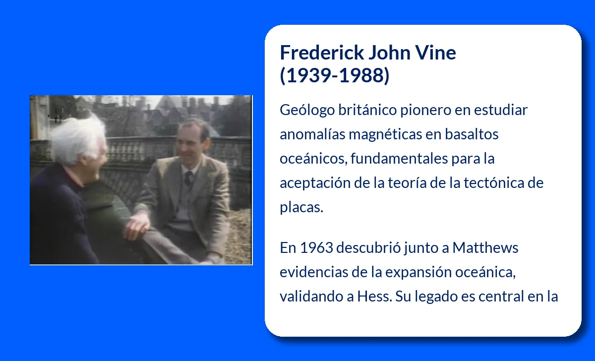 Frederick John Vine (1939-1988): El Geólogo que Desentrañó los Secretos del Fondo Oceánico