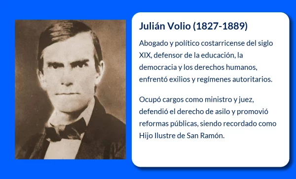 Julián Volio (1827-1889): El jurista costarricense que luchó por la educación y la democracia