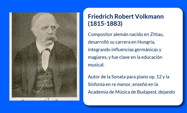 Friedrich Robert Volkmann (1815-1883): El compositor alemán que marcó la música de su época