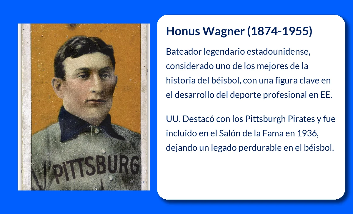 Honus Wagner (1874-1955). El bateador legendario que definió una era del béisbol