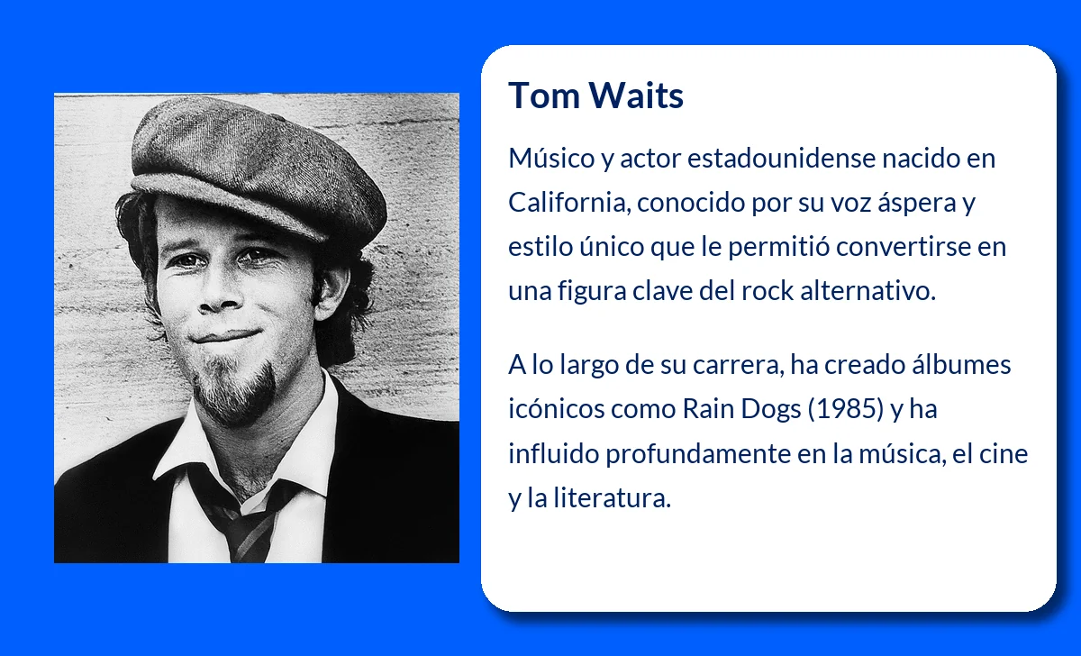 Tom Waits (1949-VVVV). El músico de culto que transformó la narrativa del rock y el cine alternativo