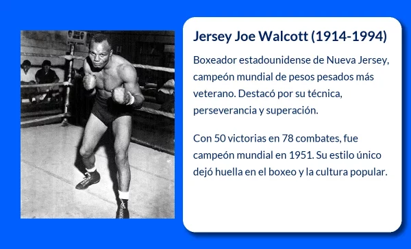 Jersey Joe Walcott. El campeón más veterano en la historia del boxeo pesado