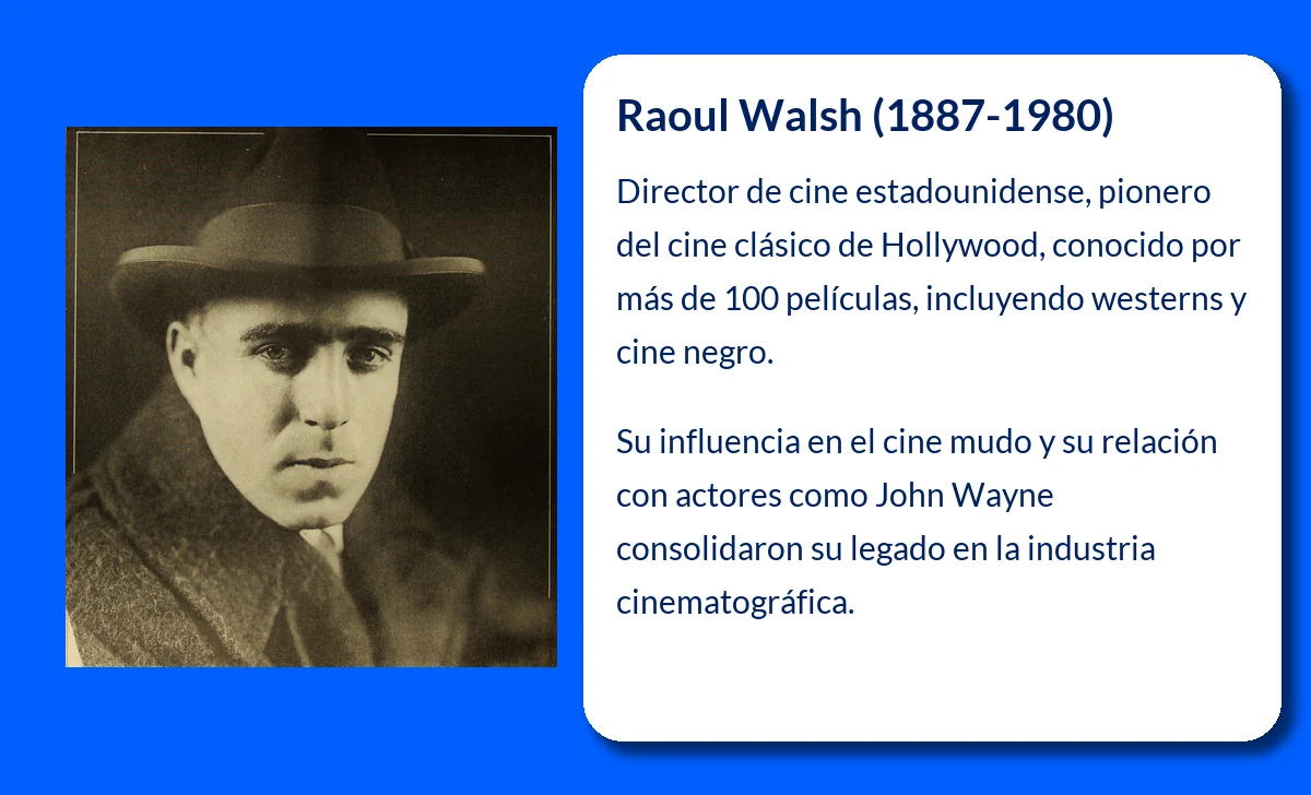 Albert Edward Walsh (1887-1980). El verdadero nombre detrás de la leyenda del cine Raoul Walsh