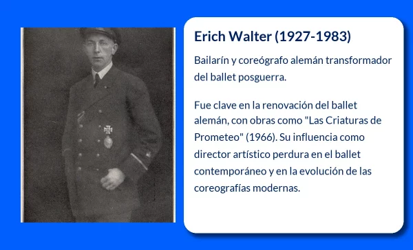 Erich Walter (1927-1983). El genio alemán que transformó la danza clásica del siglo XX