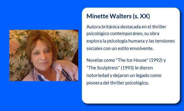 Minette Walters (s. XX). La gran dama del thriller psicológico contemporáneo