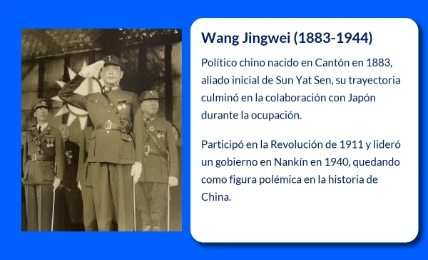Wang Jingwei (1883-1944). El político chino que dividió a los nacionalistas y colaboró con Japón