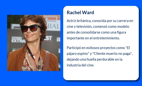 Rachel Ward (1957-VVVV). La elegancia británica que conquistó el cine y la televisión