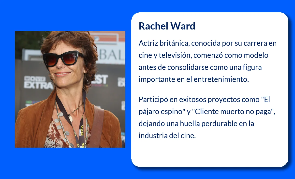 Rachel Ward (1957-VVVV). La elegancia británica que conquistó el cine y la televisión