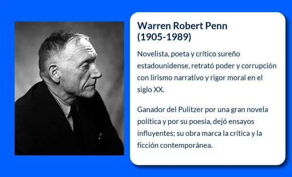 Warren Robert Penn (1905-1989). El novelista y poeta que reflejó el alma del sur de Estados Unidos