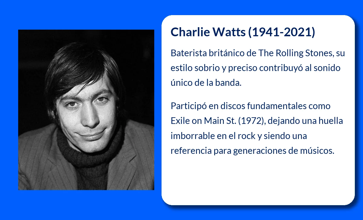 Charlie Watts (1941-2021). El legado del baterista de The Rolling Stones