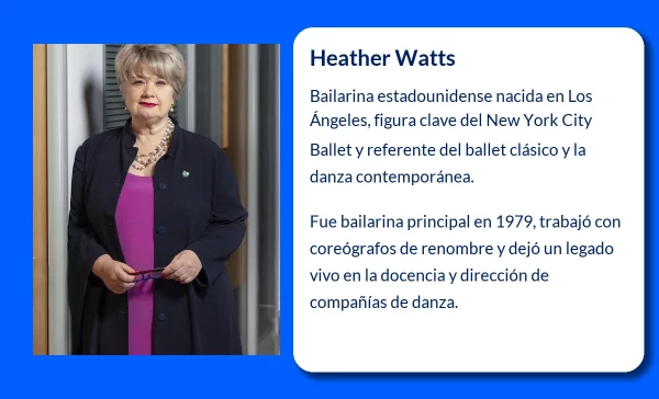 Heather Watts (1953-VVVV): La Bailarina Estrella del New York City Ballet