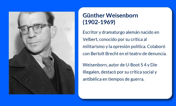 Günther Weisenborn. El escritor alemán que desafió el contexto bélico y político de su tiempo