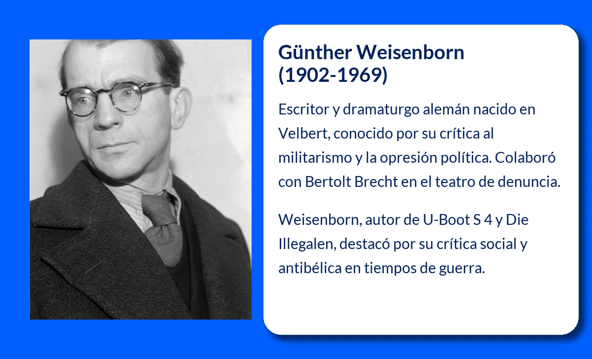 Günther Weisenborn. El escritor alemán que desafió el contexto bélico y político de su tiempo