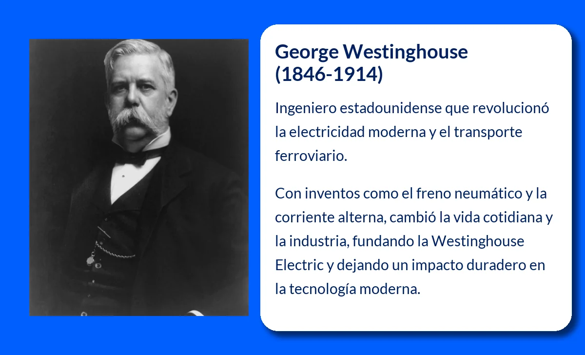 George Westinghouse (1846-1914): El pionero de la electricidad moderna y la industria estadounidense