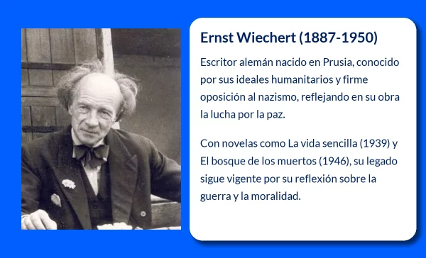 Ernst Wiechert (1887-1950): El escritor alemán cuya obra reflejó la lucha por la humanidad y la paz