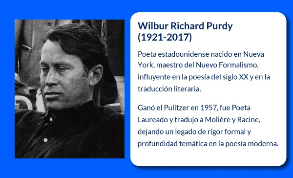 Wilbur Richard Purdy (1921-2017): El Poeta del Nuevo Formalismo que Dejó una Marca Inolvidable en la Literatura