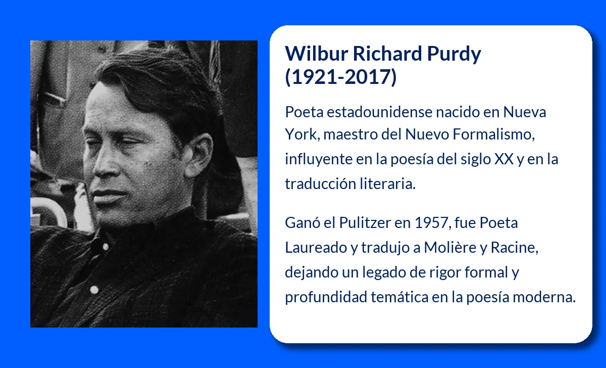 Wilbur Richard Purdy (1921-2017): El Poeta del Nuevo Formalismo que Dejó una Marca Inolvidable en la Literatura