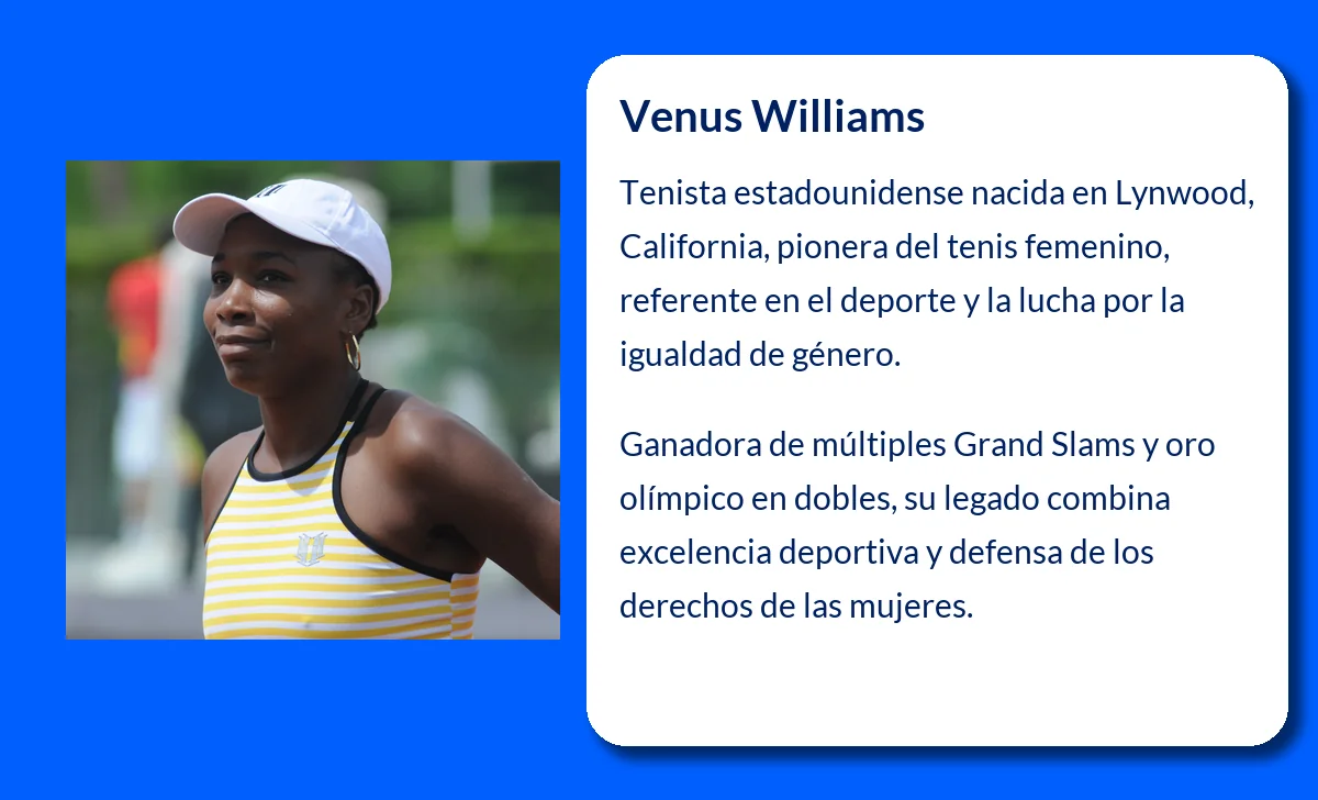 Venus Williams (1980-VVVV): La leyenda viviente del tenis femenino