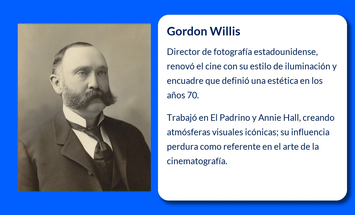Gordon Willis (1935-VVVV): El maestro de la fotografía cinematográfica que definió el estilo de Hollywood