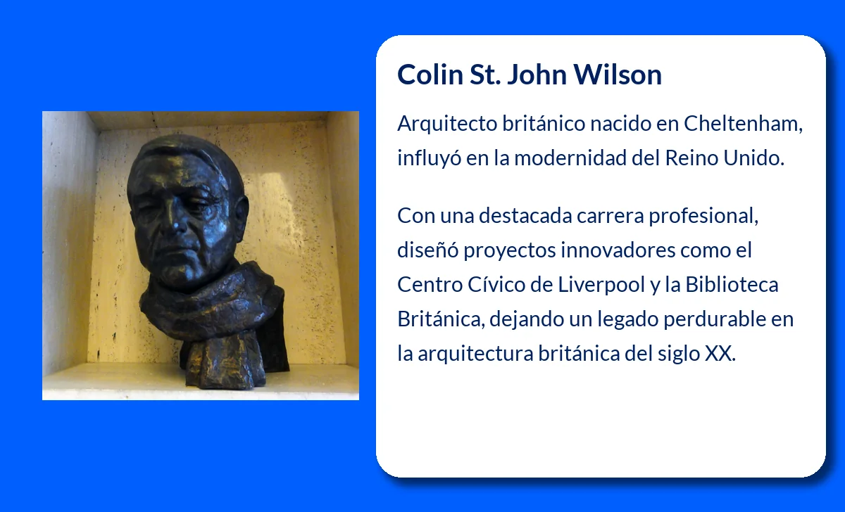 Colin St. John Wilson (1922-VVVV): El arquitecto que definió la modernidad en el Reino Unido