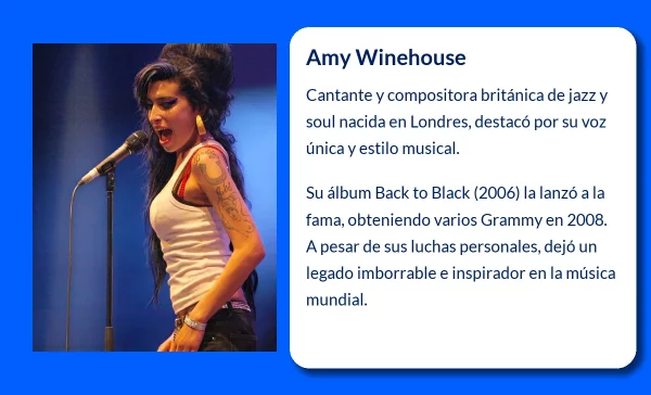 Amy Winehouse (1983-2011): La voz del jazz contemporáneo que conquistó al mundo