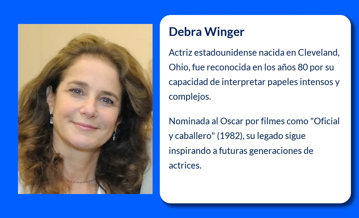 Debra Winger (1955-VVVV): La trayectoria de una estrella de Hollywood que cautivó al mundo