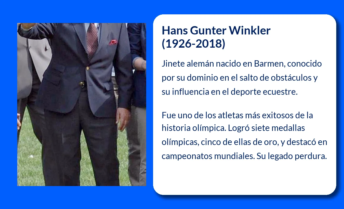 Hans Gunter Winkler (1926-2018): El jinete alemán que dominó la historia de los Juegos Olímpicos