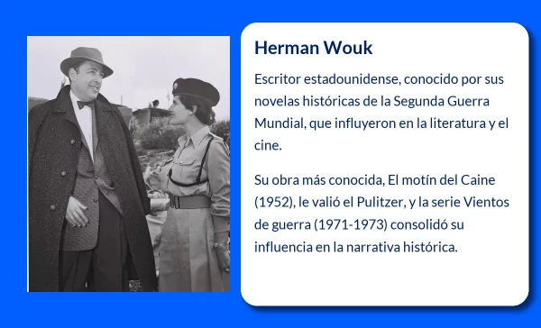 Herman Wouk (1915-VVVV): El autor estadounidense cuyas novelas definieron una era