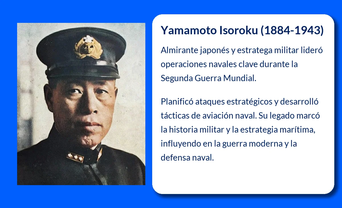 Yamamoto Isoroku (1884-1943). El estratega japonés detrás del ataque a Pearl Harbor