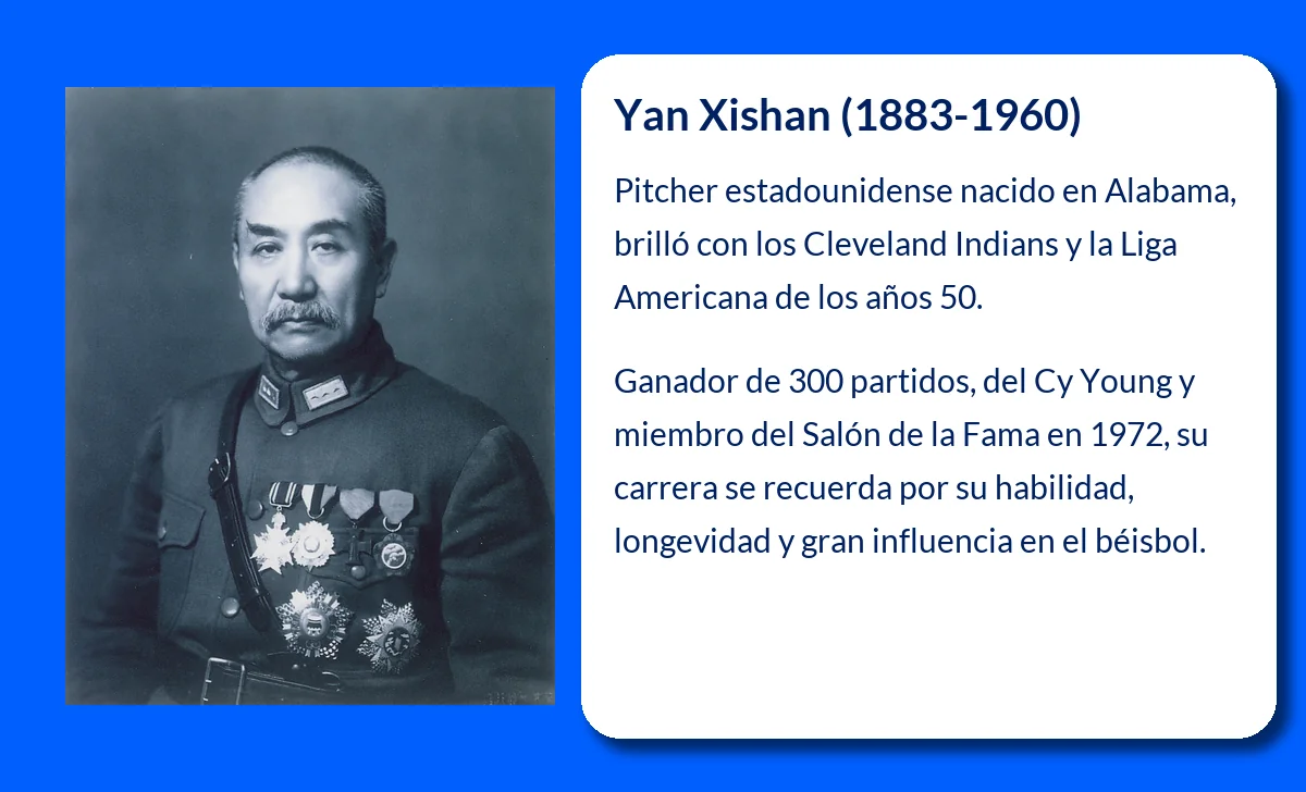 Yan Xishan (1883-1960). El célebre señor de la guerra chino que marcó la historia de Shanxi