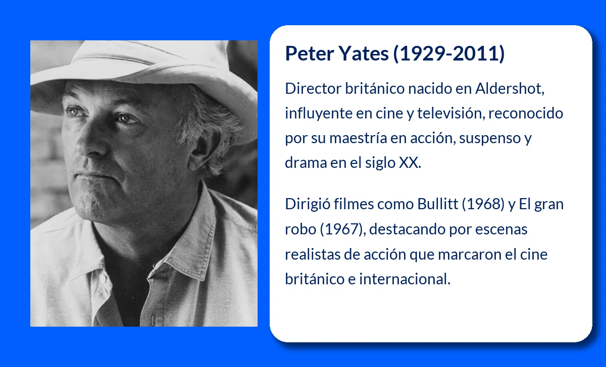 Peter Yates (1929-2011): El Director Británico que Definió el Suspenso y la Acción en el Cine