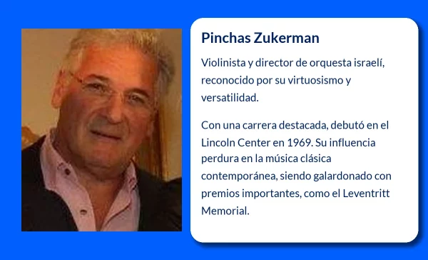 Pinchas Zukerman (1948-VVVV): El Maestro del Violín y la Viola