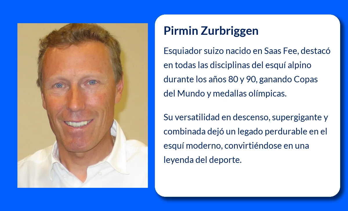 Pirmin Zurbriggen (1963-VVVV): El esquiador suizo que dominó todas las disciplinas del esquí alpino