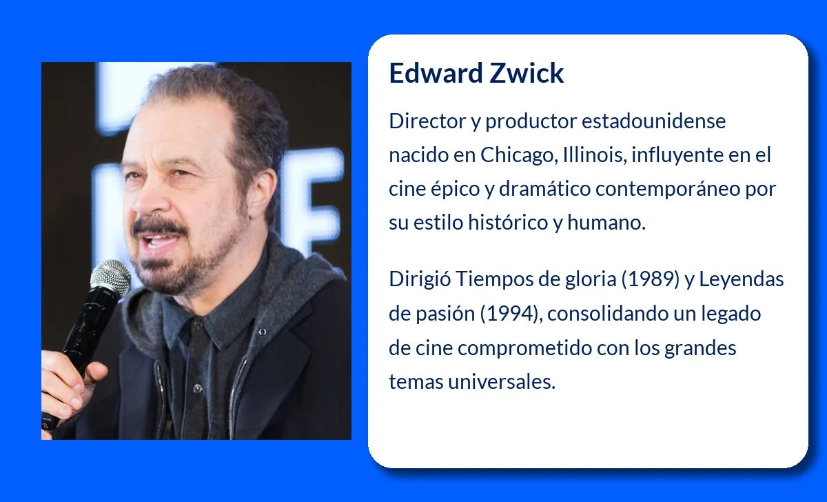Edward Zwick (1952-VVVV): El director detrás de historias épicas y conmovedoras del cine estadounidense
