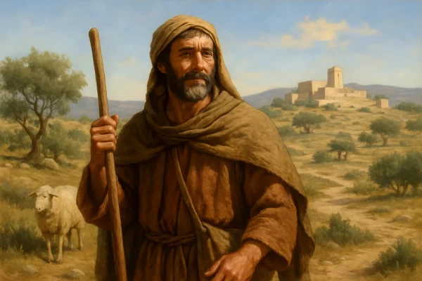 José El Pastor que Viajó a Belén para Ver al Niño Jesús