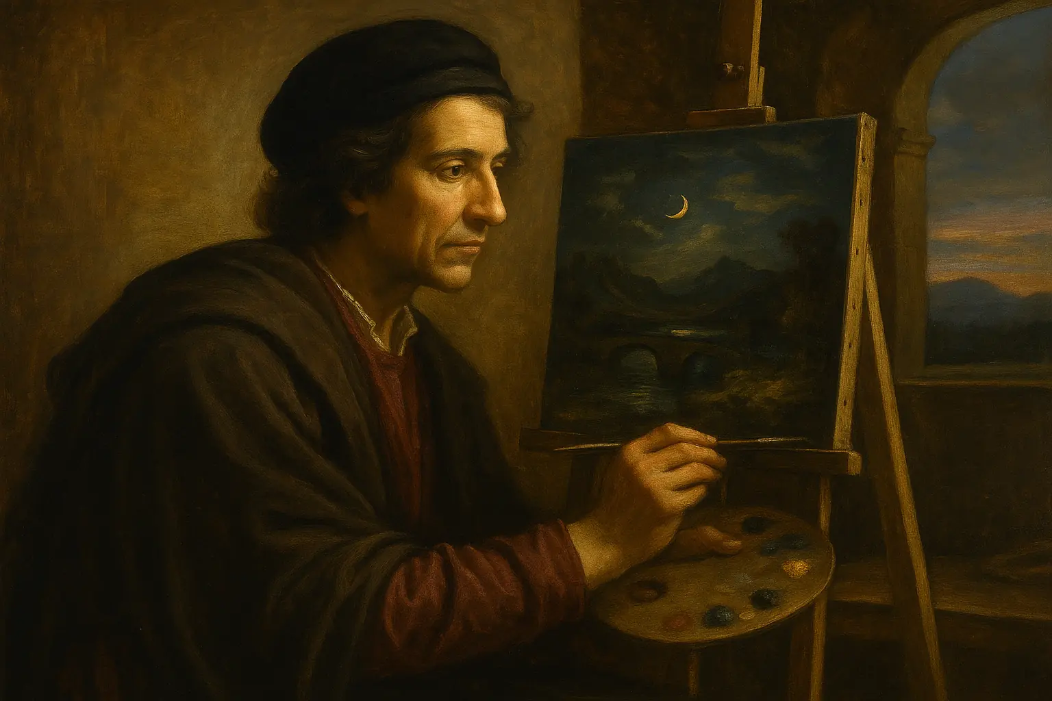 Lancilotti Francisco El pintor de paisajes y efectos nocturnos de la escuela florentina