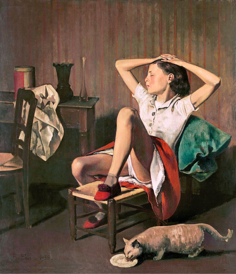 Balthus / Thérèse soñando, 1938 / Óleo sobre lienzo, 149,9 x 129,5 cm / The Metropolitan Museum of Art, Nueva York / Jacques y Natasha Gelman Collection, 1998 / ©Balthus, 2019