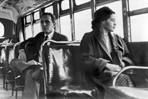 Rosa Parks en el autobús