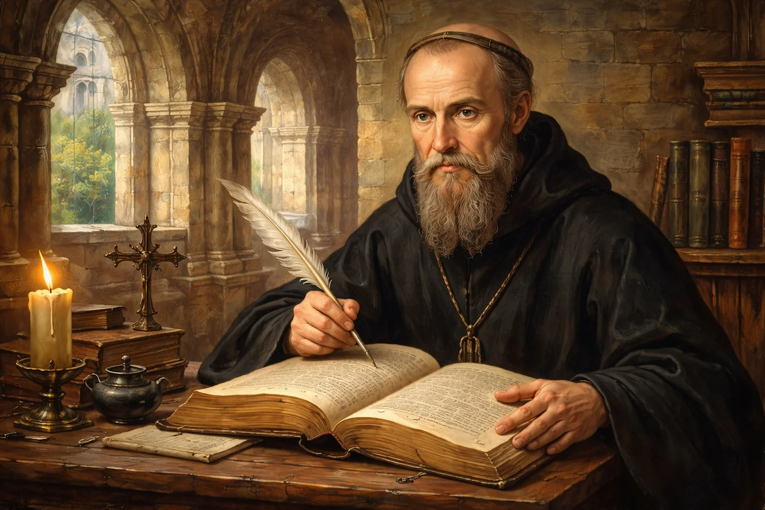 Columbano de Mantua El monje benedictino políglota y retórico del Renacimiento italiano