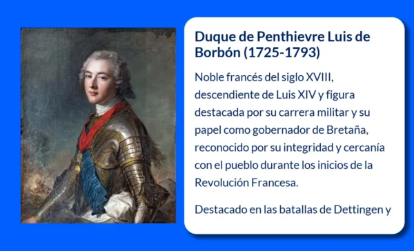 Duque de Penthievre Luis de Borbón