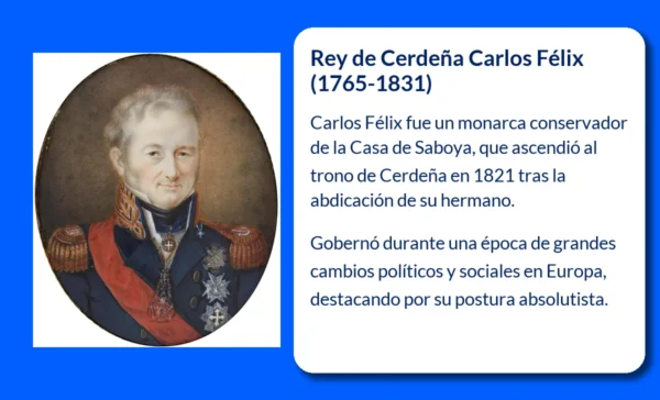 Rey de Cerdeña Carlos Félix